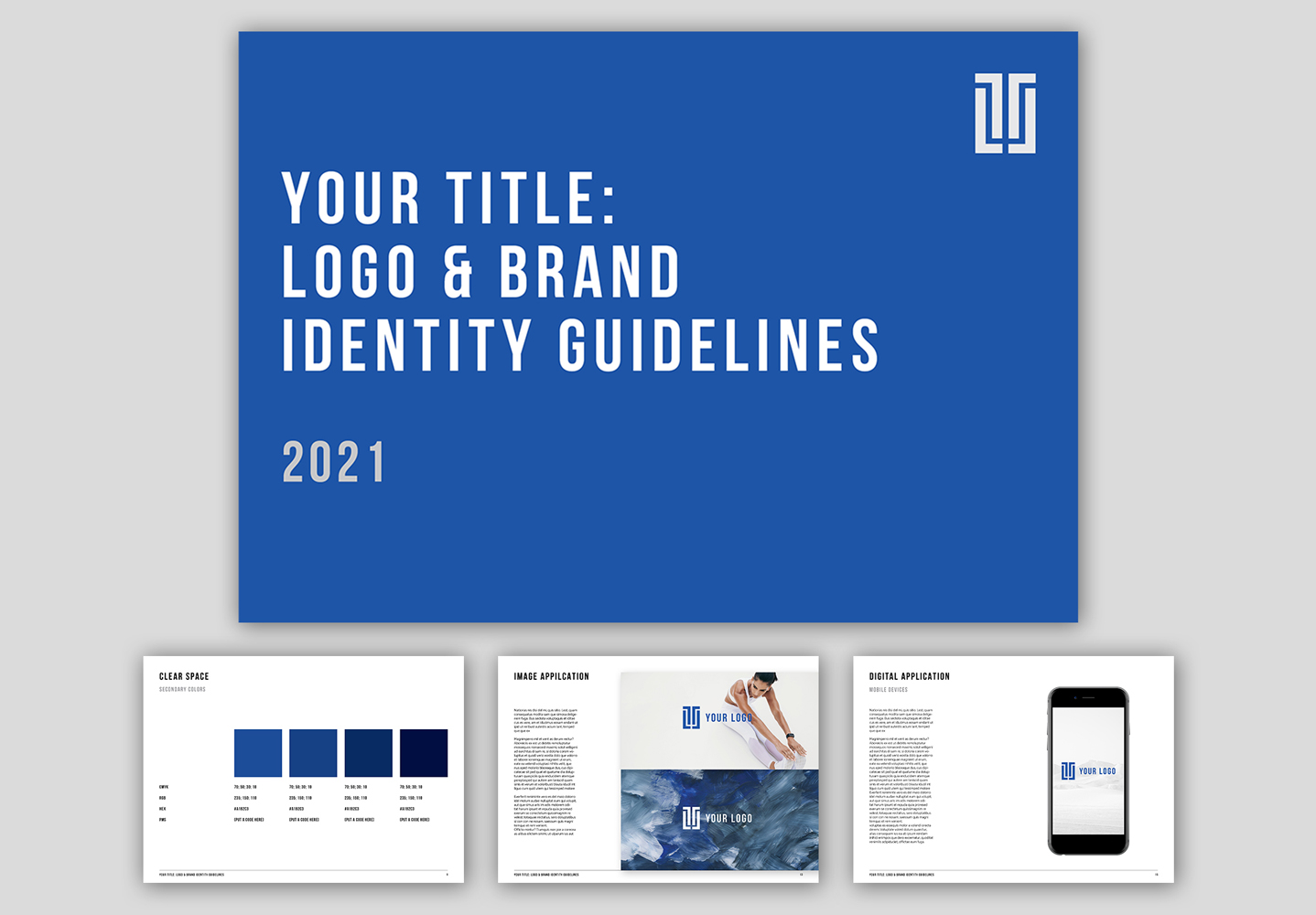 Brand Identity Guidelines (A4+US) - Corporate Identity Template
