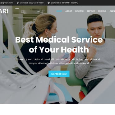 Doctor Health Landing Page Templates 171935