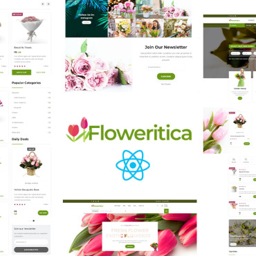 Floral Floral Website Templates 171938