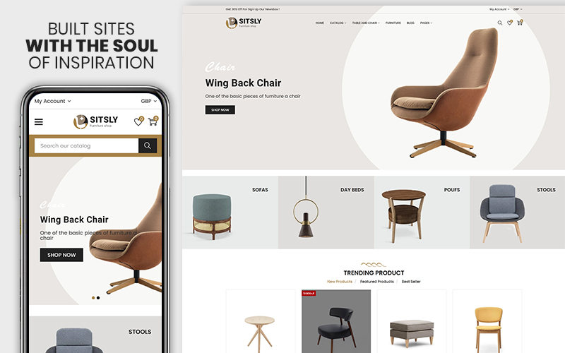 Sitsly - The Furniture & Interior Premium Shopify Theme