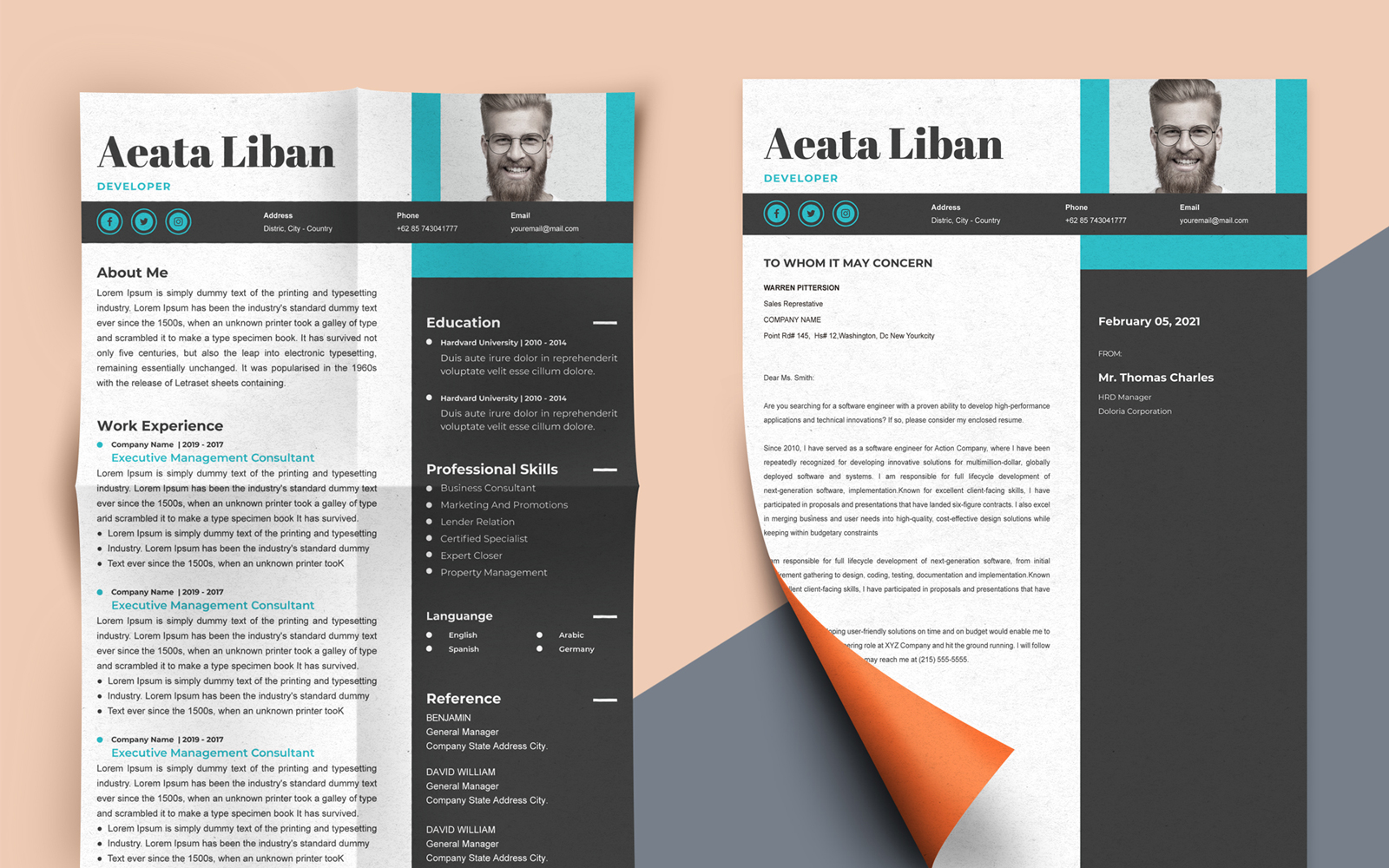 Aeata Liban - Web Developer Resume