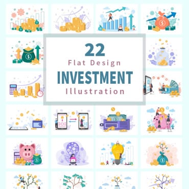 Money Statistic Illustrations Templates 172041