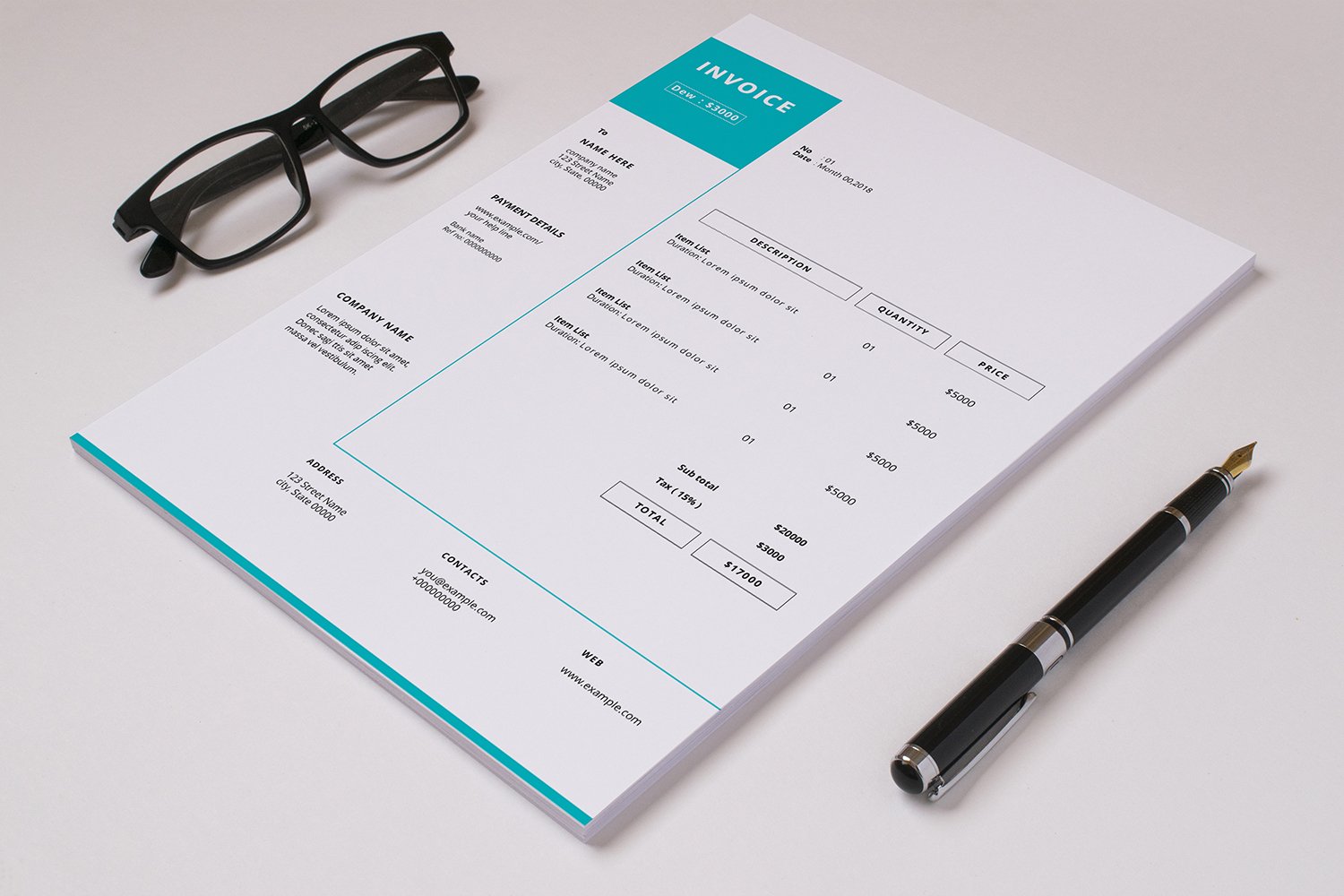 Invoice - Corporate Identity Template