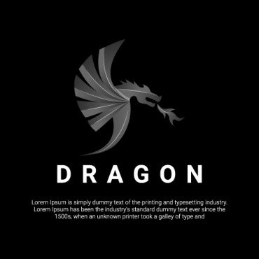 Dragon Emblem Logo Templates 172184