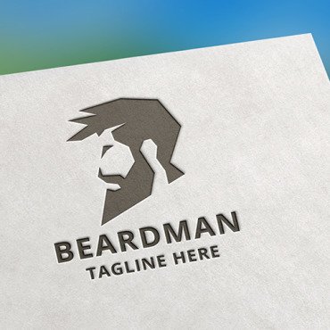 Beard Man Logo Templates 172198