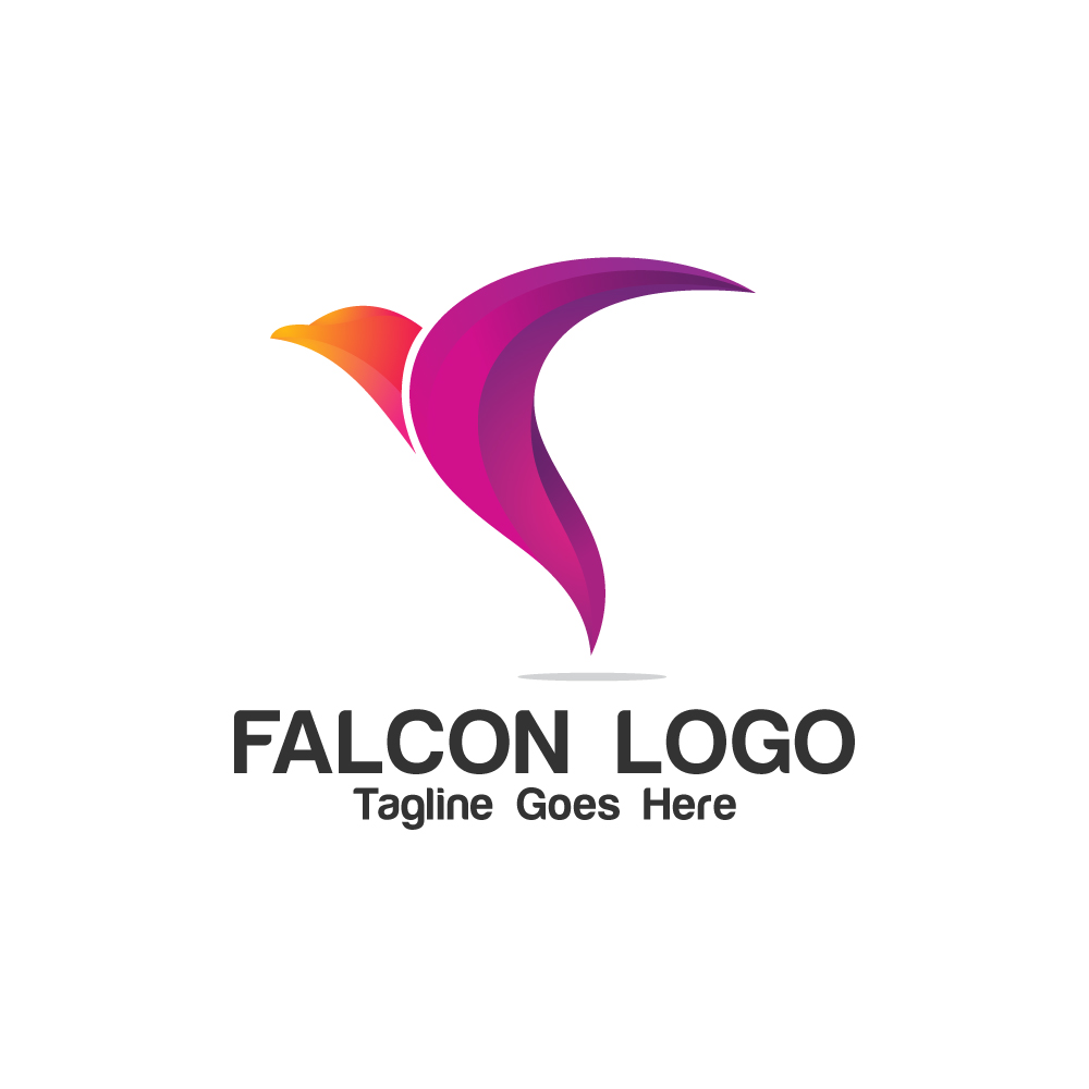 Modern Falcon Logo Template
