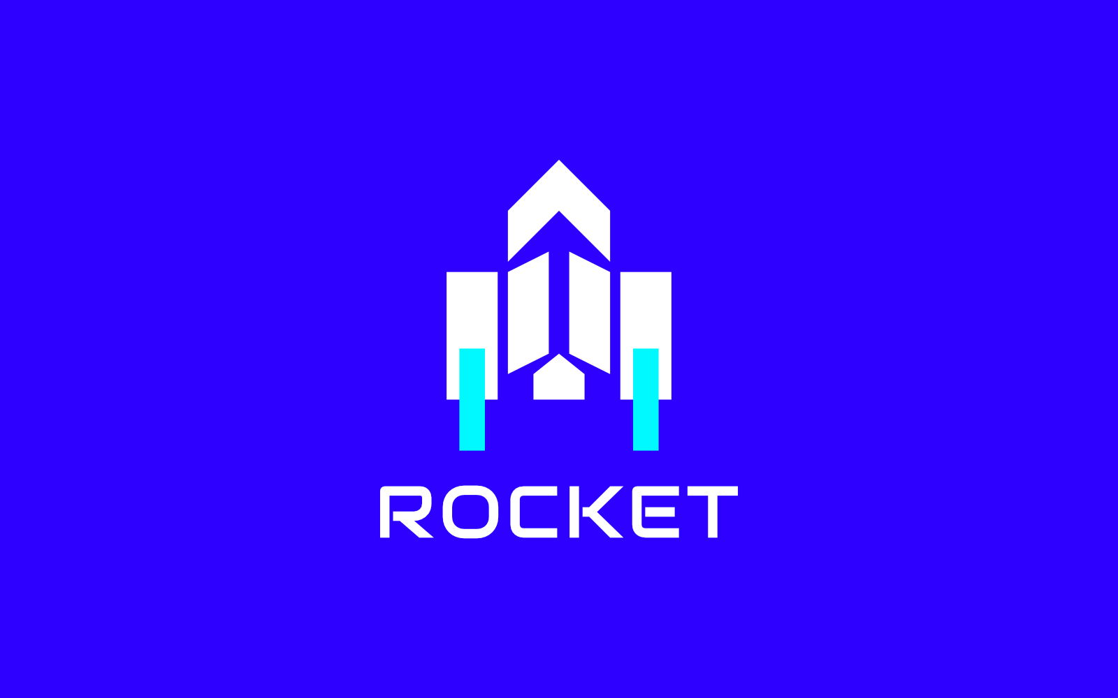 Rocket - Up Arrow Rocket Logo