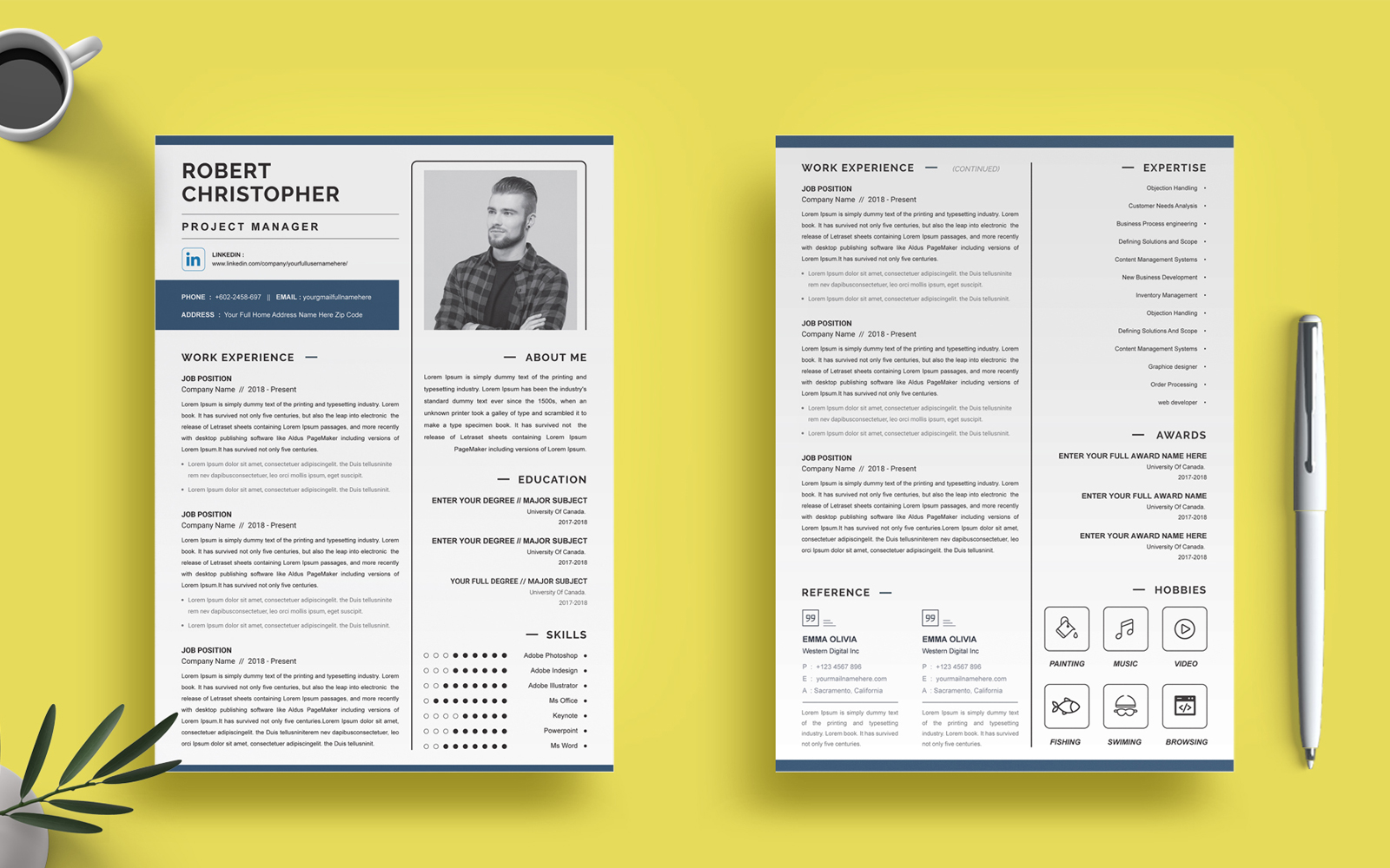 Robert Christopher - Project Manager Resume