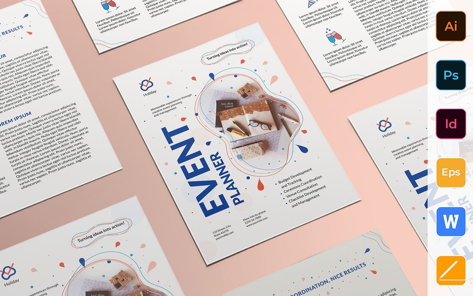 Creative Event Planner Flyer Corporate Template