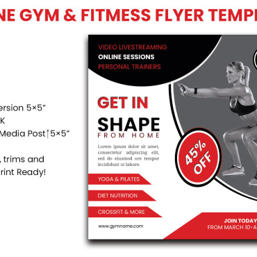 Flyerfitness Adsgym Corporate Identity 172391