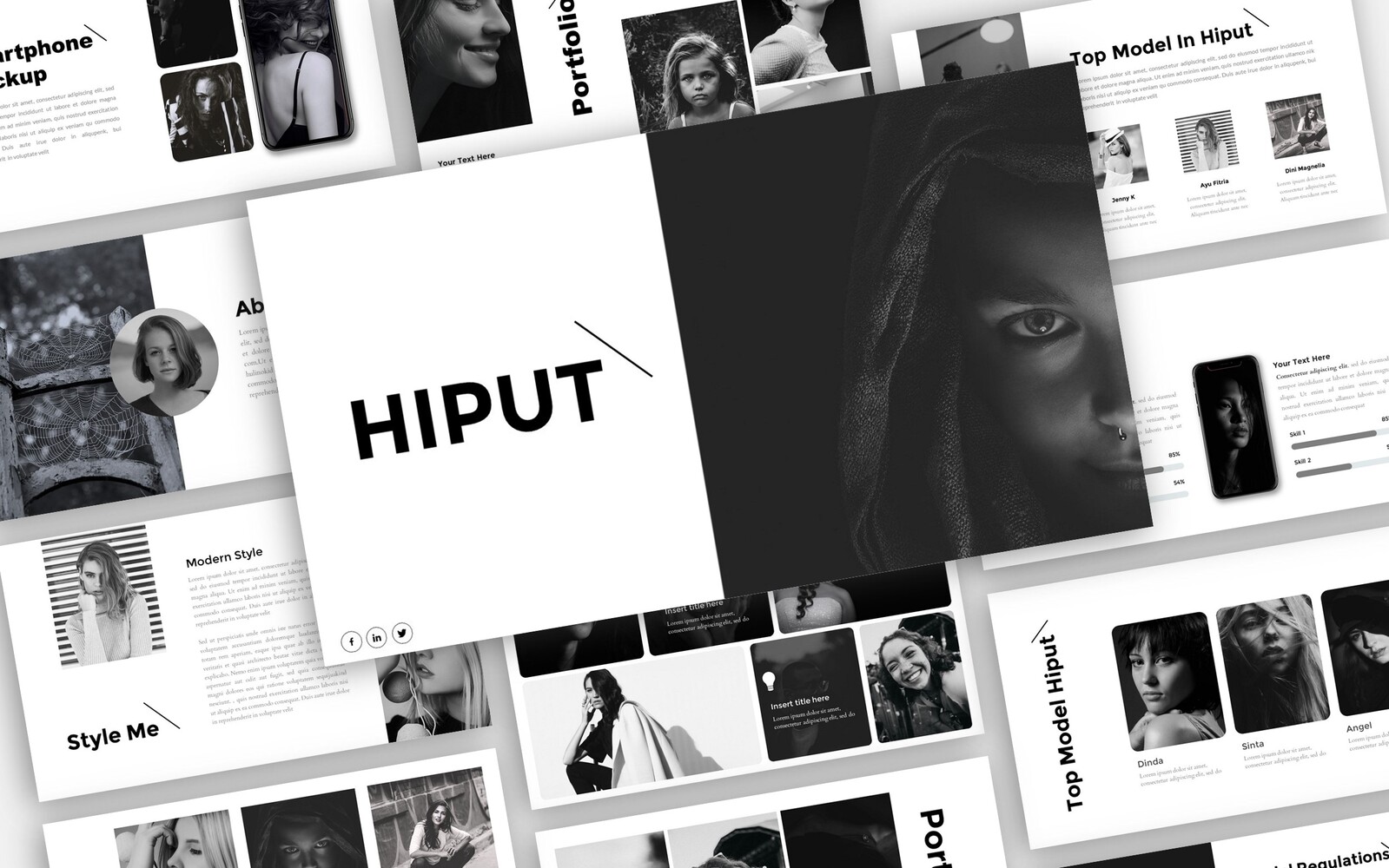 Hiput - Fashion Presentation PowerPoint template
