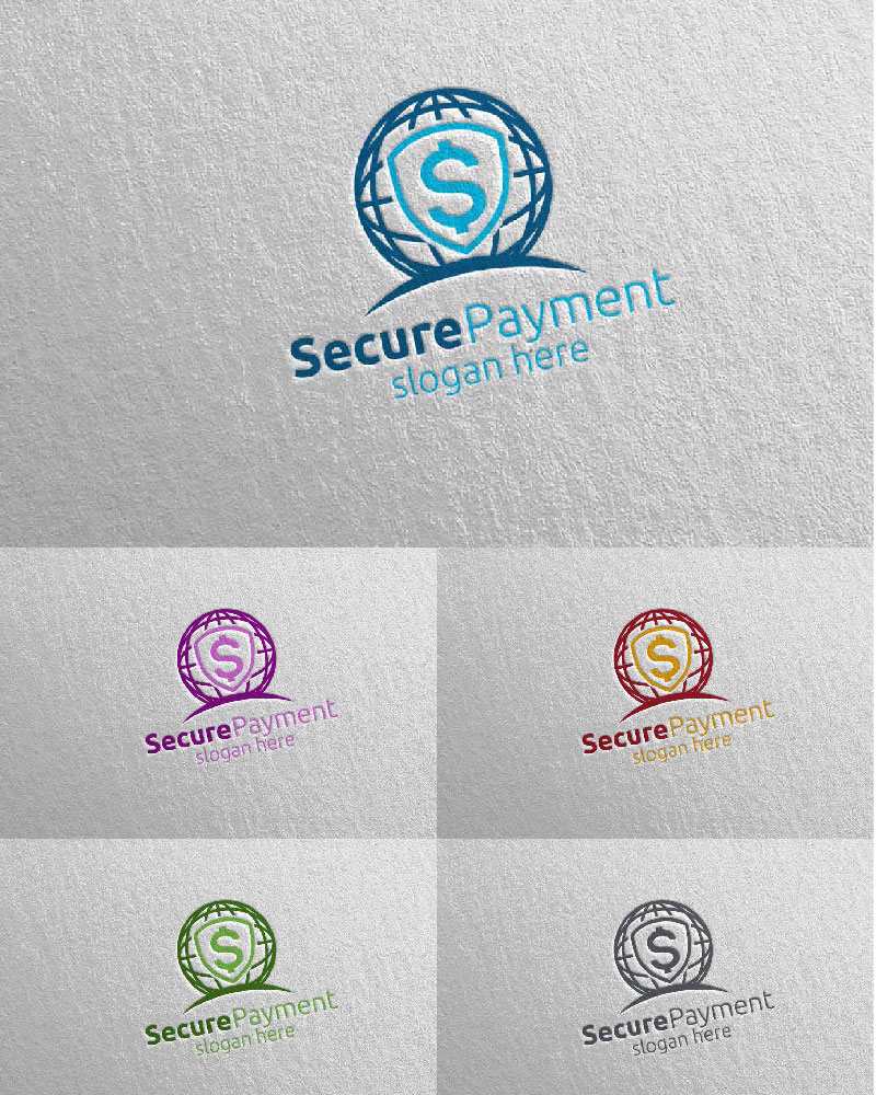 Payment Services Ad with Dollar Icon with Arrows Online Logo Template -  VistaCreate