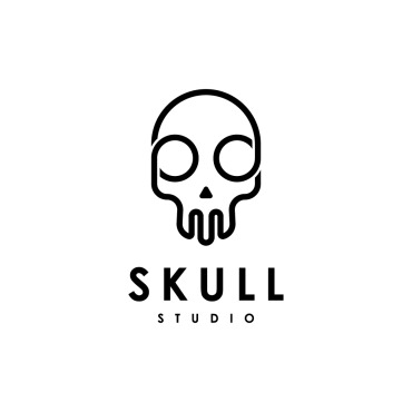 Skull Horror Logo Templates 172485