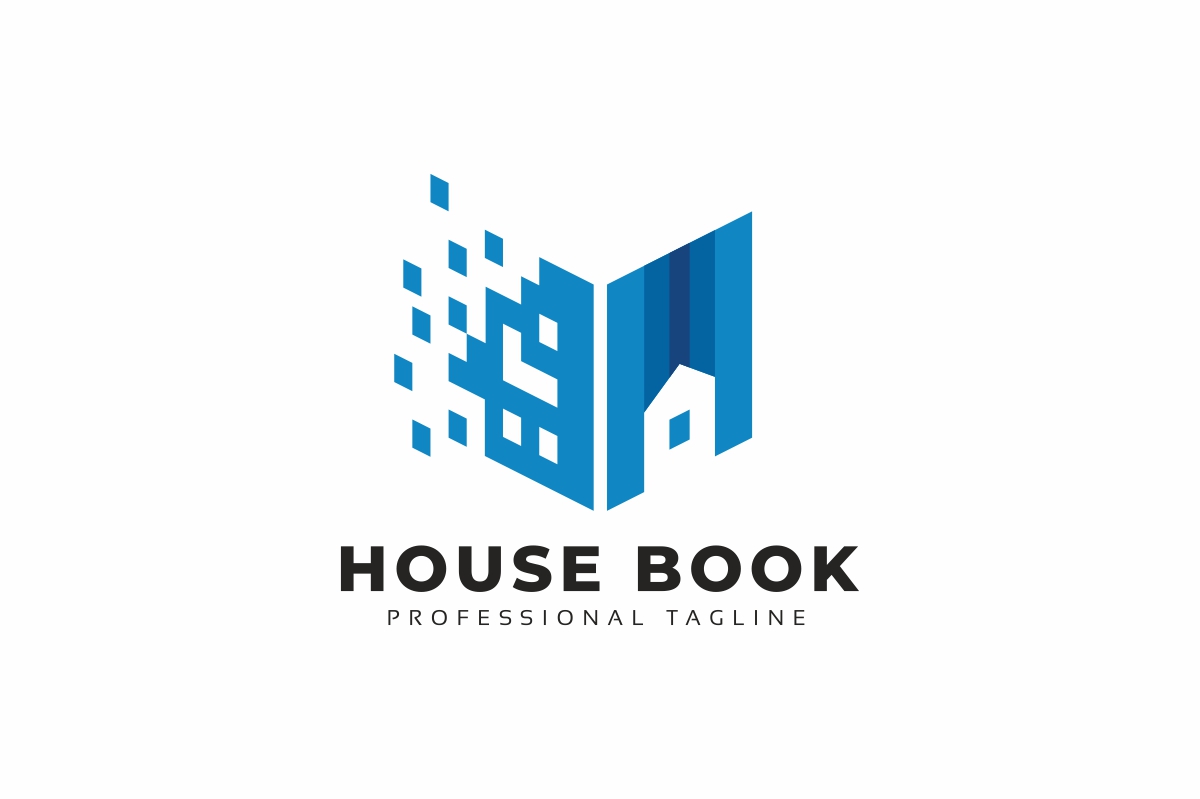House Book Logo template
