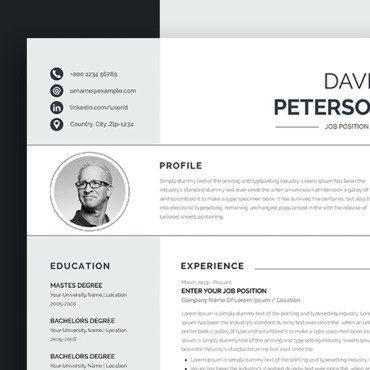 Page 3 Resume Templates 172632