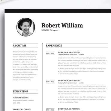 Page 3 Resume Templates 172634