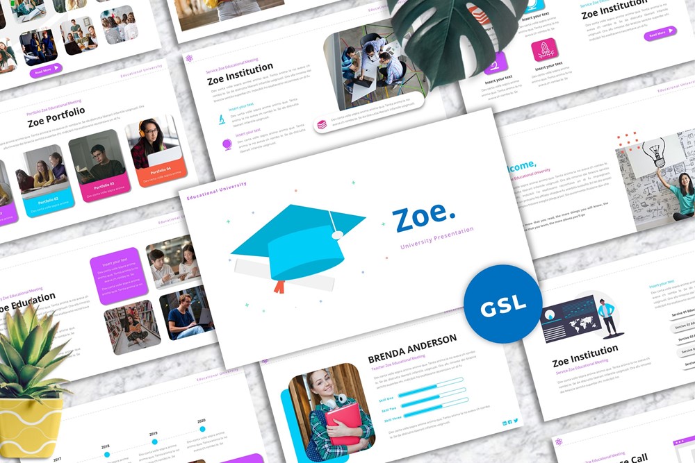 Zoe - University Googleslide