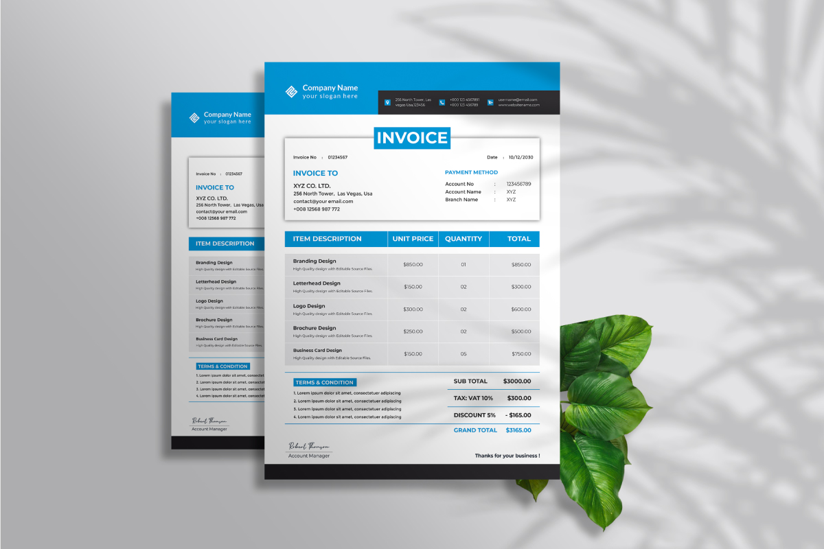 Creative Invoice Template