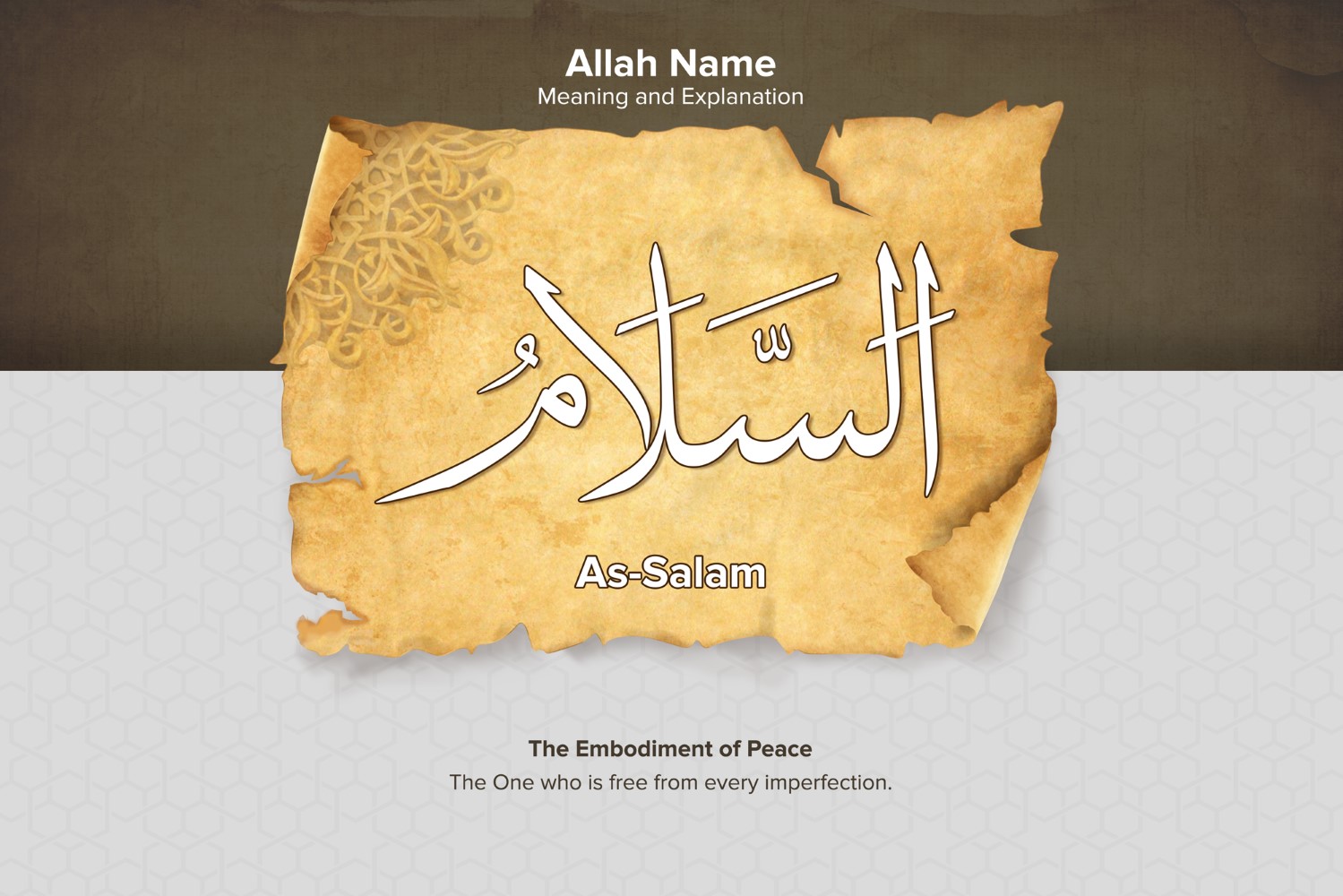 As Salam Meaning and Explanation Illustration