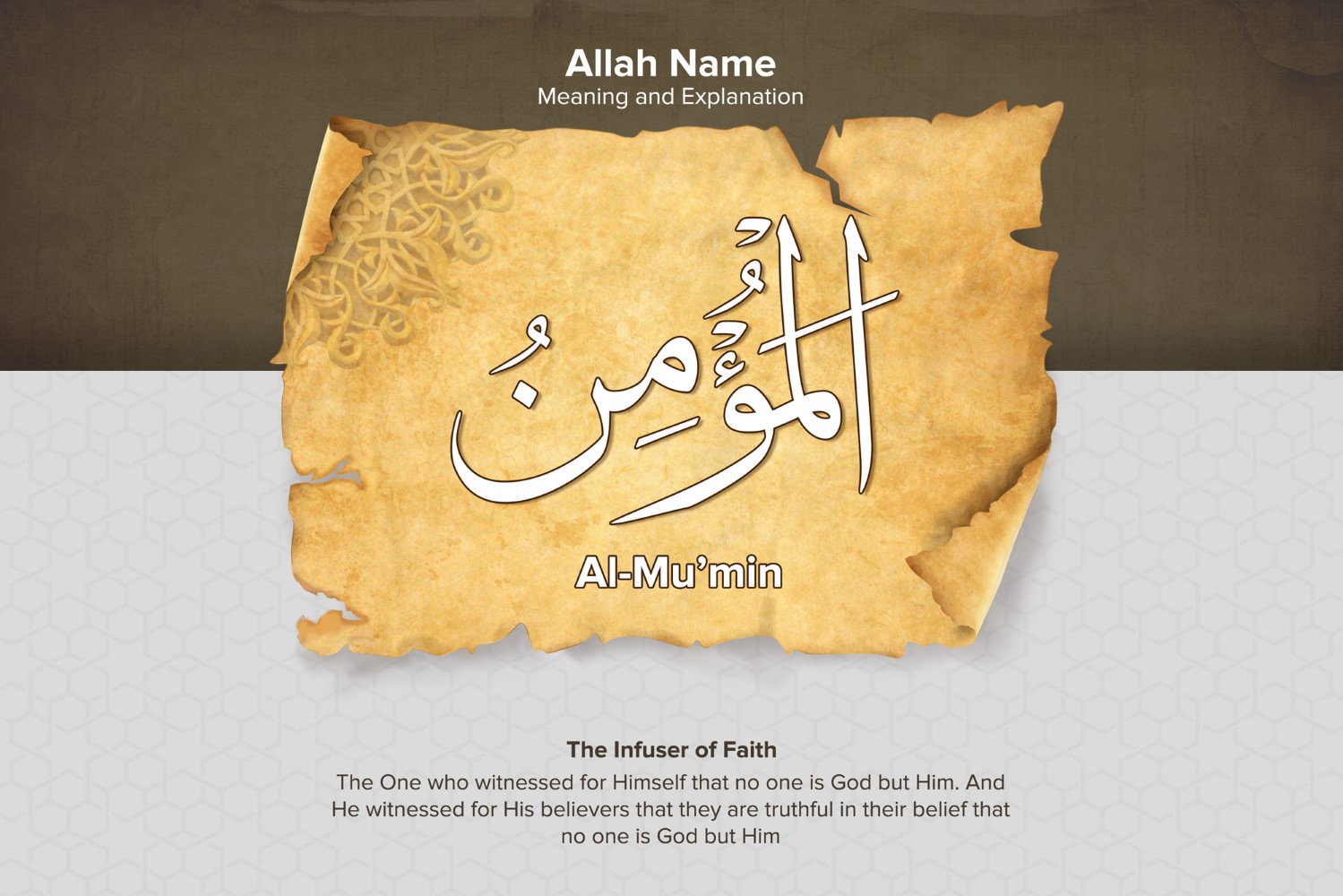 Al Mu’min Meaning and Explanation Illustration