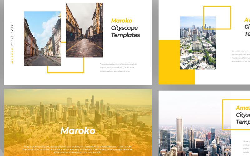 Maroko CityScape Google Slides