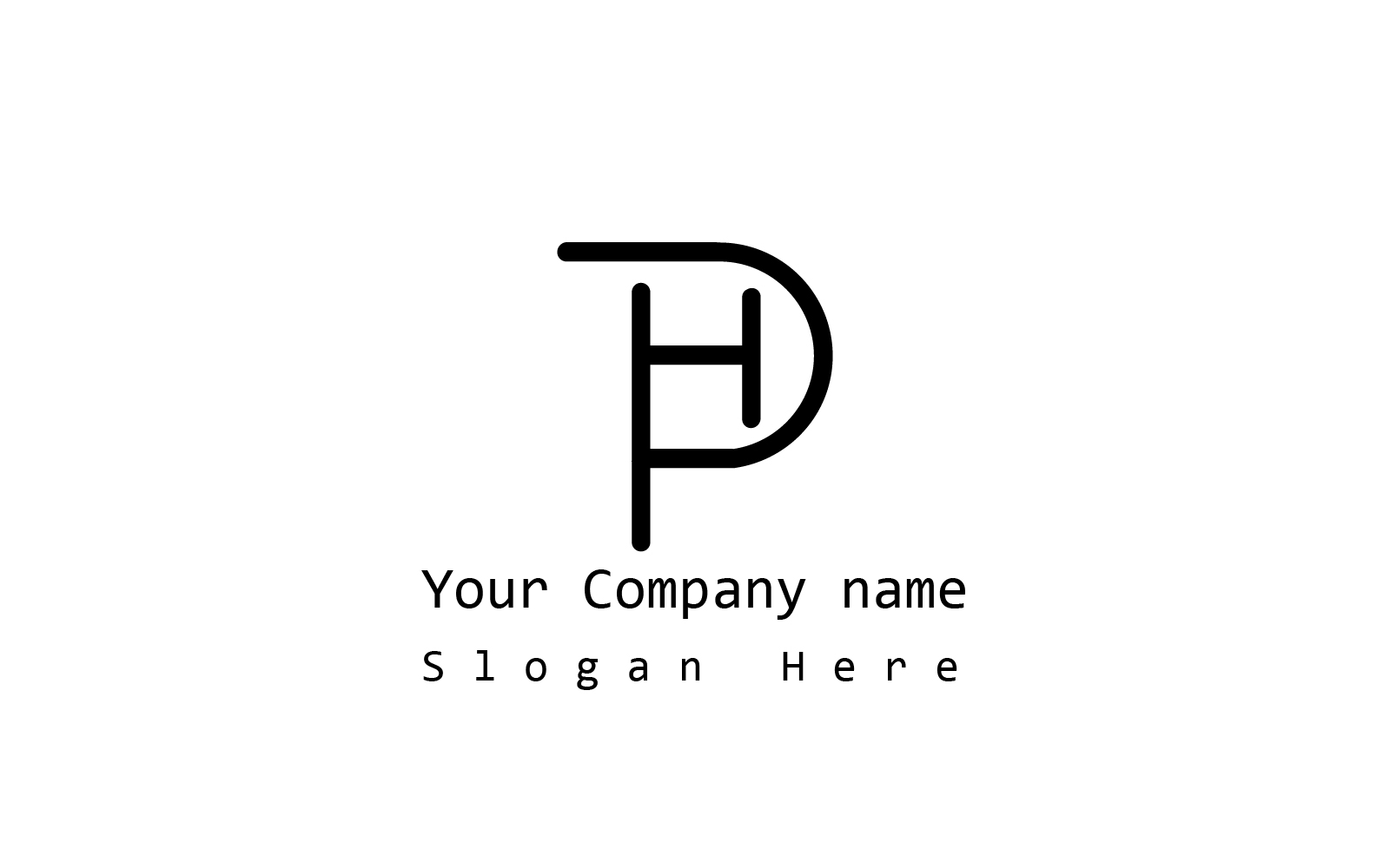 DHP Logo template