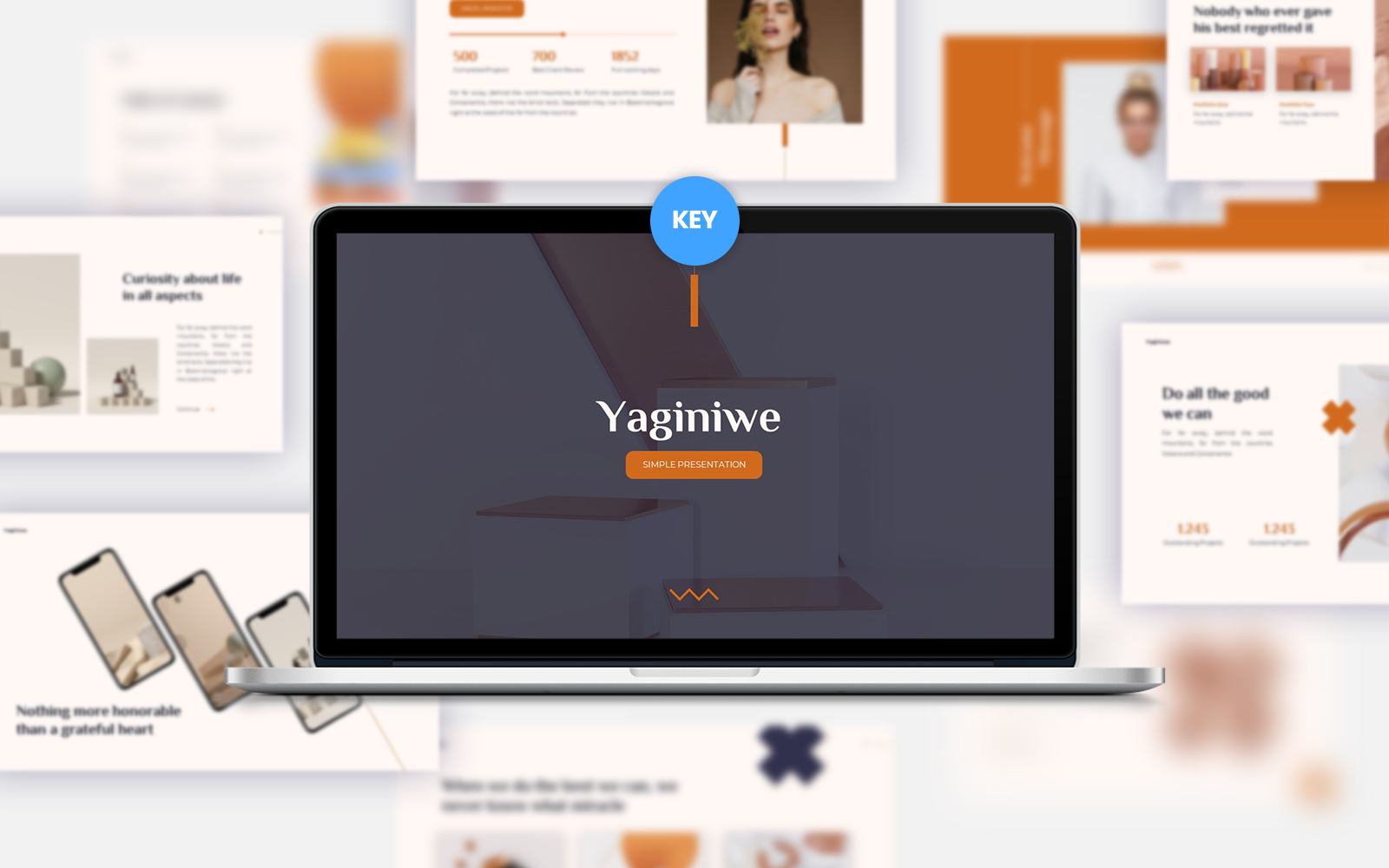 Yaginiwe Creative Keynote Presentation Template