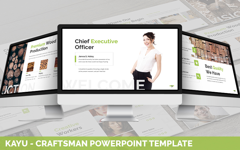 Kayu - Craftsman PowerPoint Template