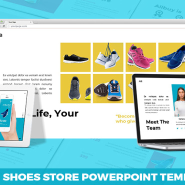 Sport Footwear PowerPoint Templates 173309