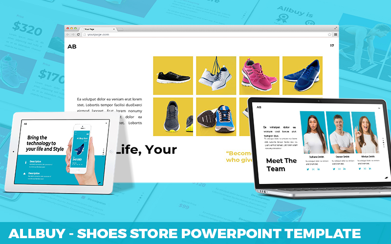 Allbuy - Shoes Store Powerpoint Template