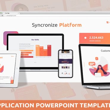 Application Web PowerPoint Templates 173311