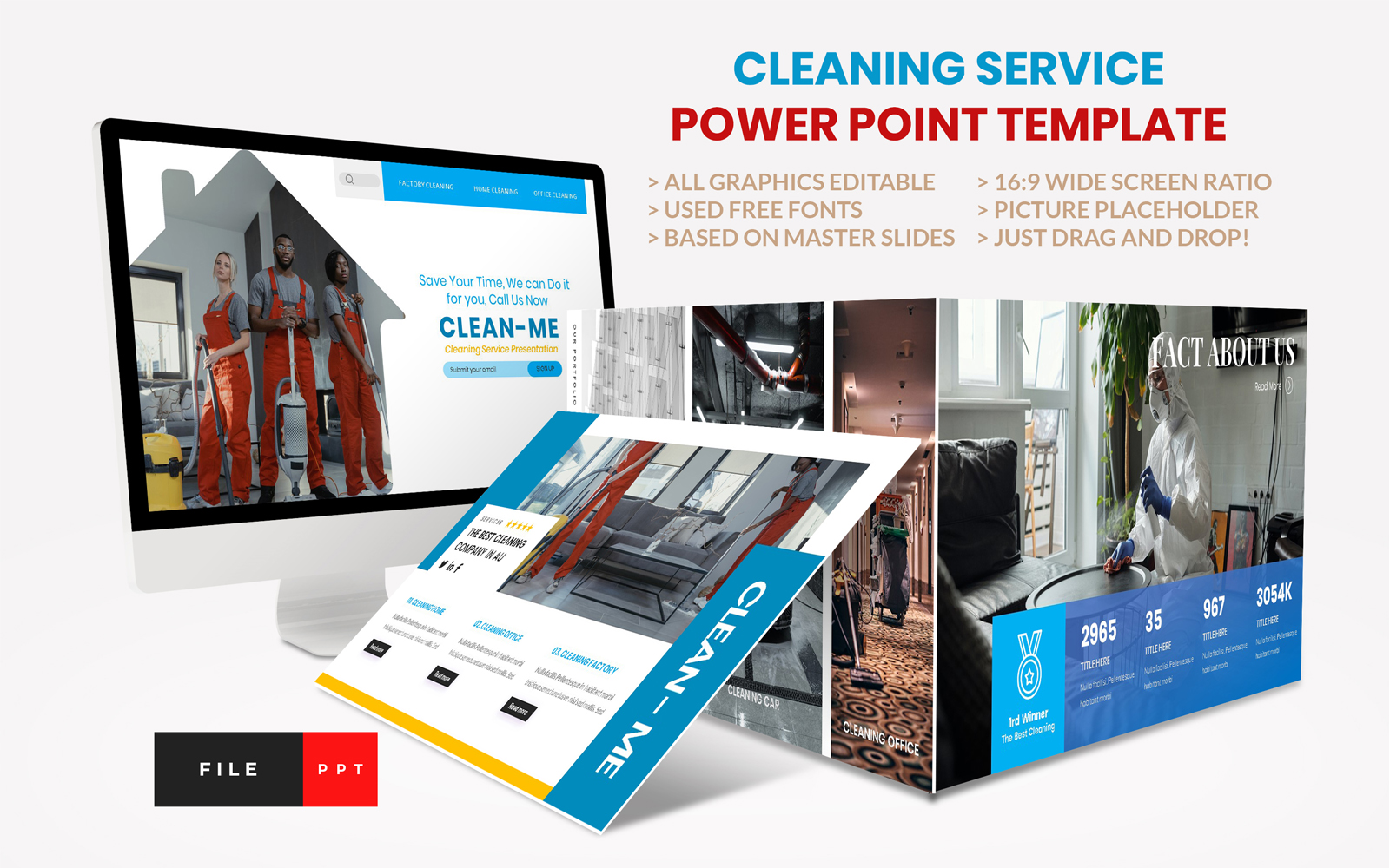Cleaning Service PowerPoint Template