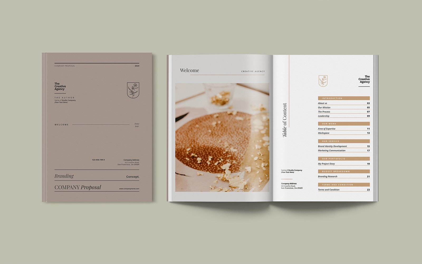 Simple and Elegant Company Proposal Indesign