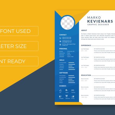 Resume Geometric Resume Templates 173424