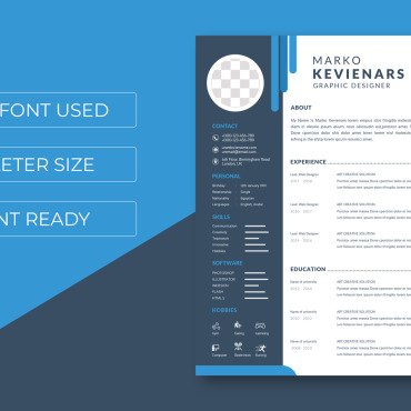 Resume Geometric Resume Templates 173425