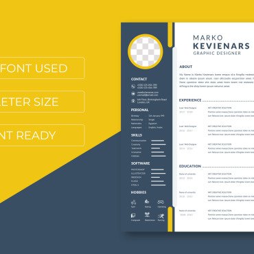 Resume Geometric Resume Templates 173426