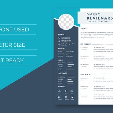 Resume Geometric Resume Templates 173427