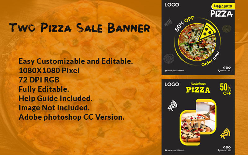 Pizza Sale  Social Media Banner