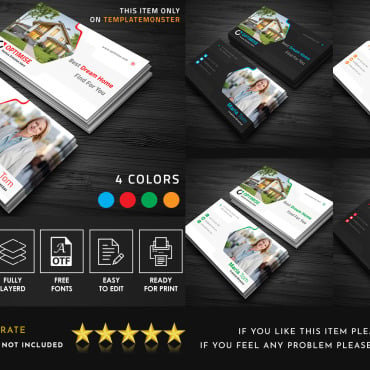 Card Color Corporate Identity 173495