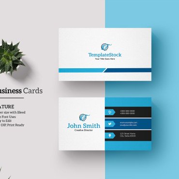 Card Visiting Corporate Identity 173521