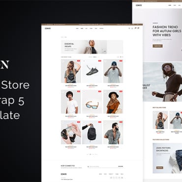 Clothes Clothing Responsive Website Templates 173536