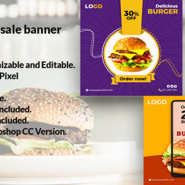 <a class=ContentLinkGreen href=/fr/kits_graphiques_templates_reseaux-sociaux.html>R�seaux Sociaux</a></font> banni�res burger 173699