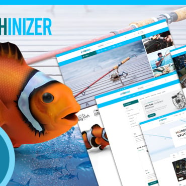 Community Fishing Responsive Website Templates 173747