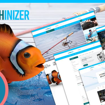 Community Fishing Responsive Website Templates 173748