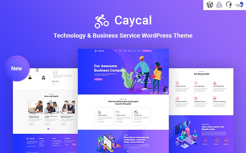 Caycal - Startup Technology & Business Service WordPress Theme