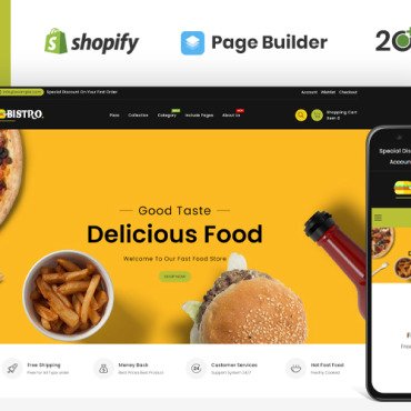 Restaurant Grocery Shopify Themes 173761