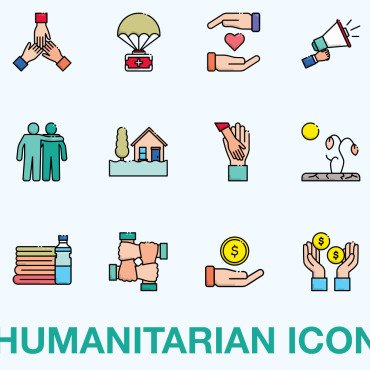 Humanity Humanitarian Icon Sets 173771