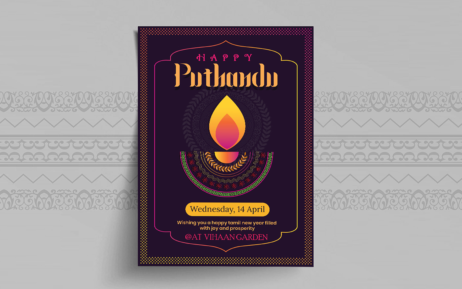 Puthandu Festival Flyer Corporate Template