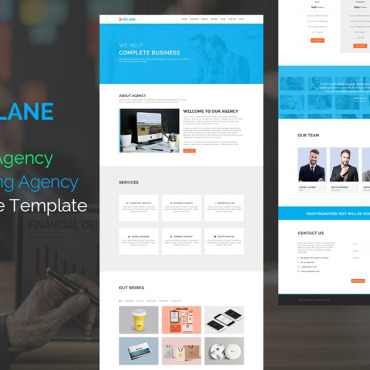 Business Company Landing Page Templates 174174