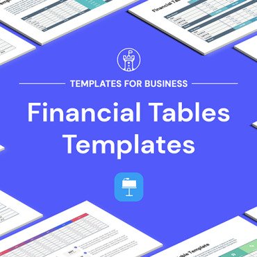 Tables Finance Keynote Templates 174291